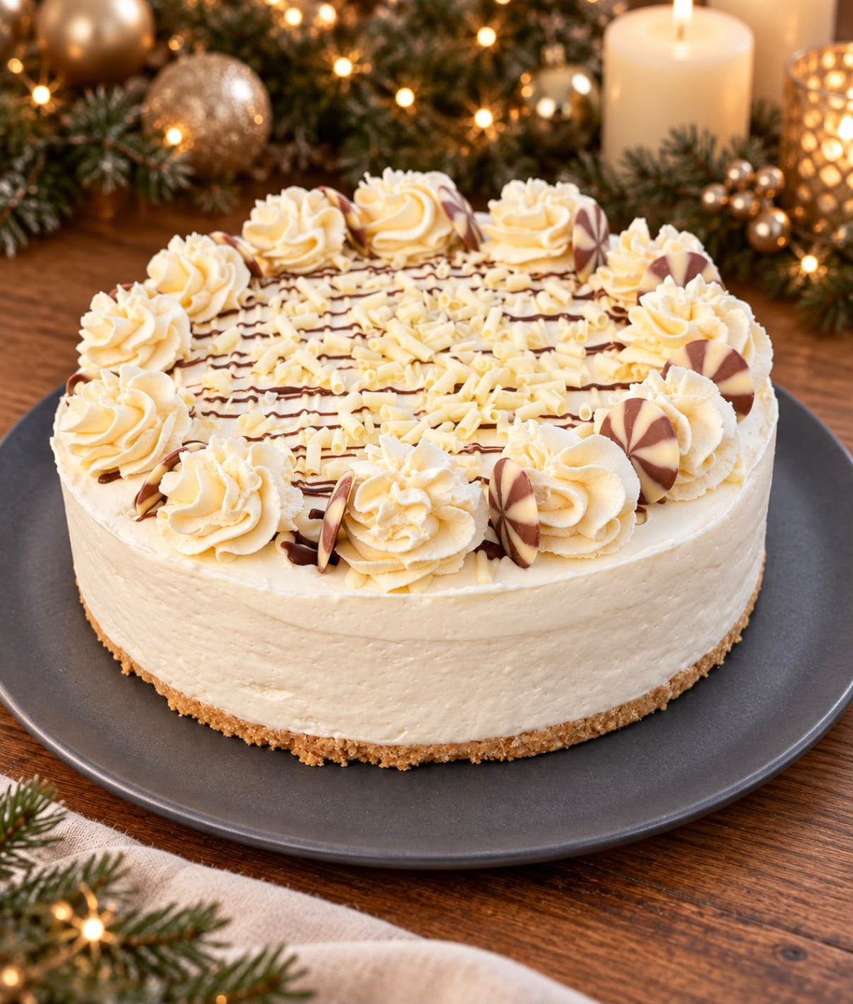 Baileys & White Chocolate Cheesecake